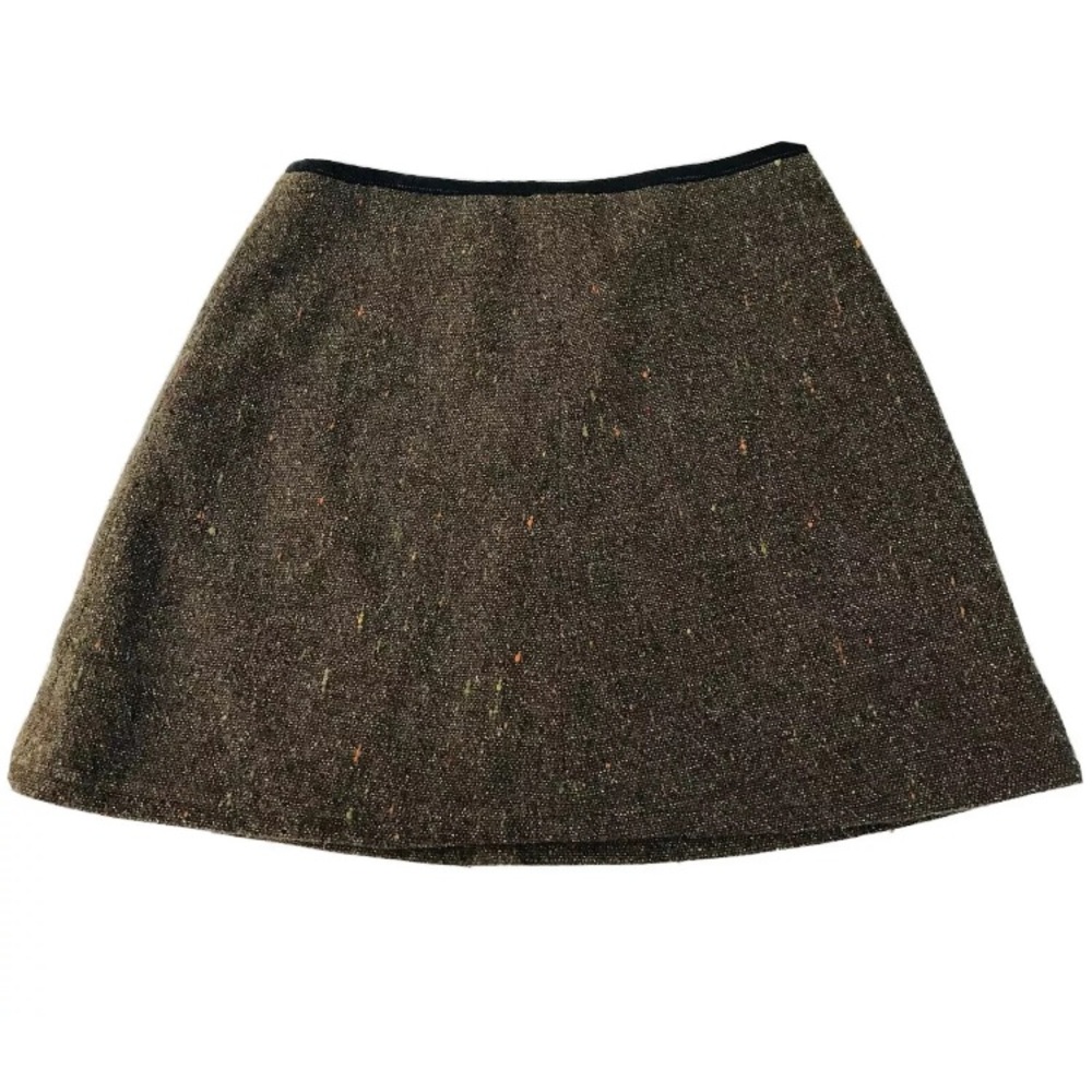 Gap Womens A Line Skirt Sz 6 Brown Color 55% Wool